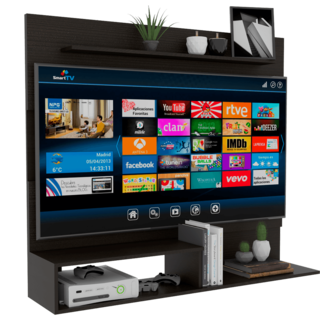 Foto 2 | Foto 2 | Panel Tv Beijing para Tv De 55'' color Wengue Virtual Muebles