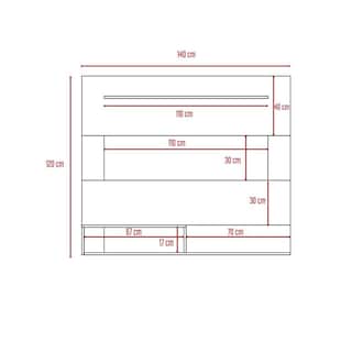 Foto 7 | Foto 7 | Panel Tv Beijing para Tv De 55'' color Wengue Virtual Muebles