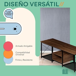 Foto 4 | Foto 4 | Mesa Para Tv Mubson Centro De Entretenimiento Cambel