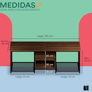 Foto 5 | Foto 5 | Mesa Para Tv Mubson Centro De Entretenimiento Cambel