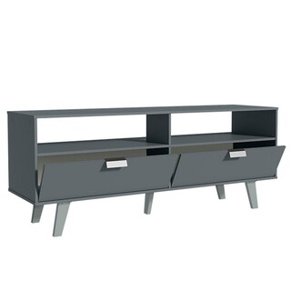 Foto 5 | Foto 5 | Mueble para TV Madesa Oslo Gris hasta 55\" 2 Puertas