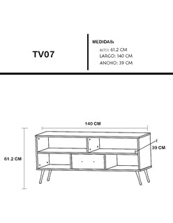 Foto 8 | Foto 8 | Mueble Para Tv Nicole