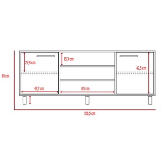 Foto 7 | Foto 7 | Rack Tv Kaia para pantallas de Hasta 60'' Virtual Muebles