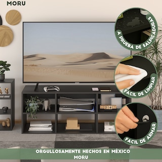 Foto 8 | Foto 8 | Mueble De Tv Zen Moru Color Negro