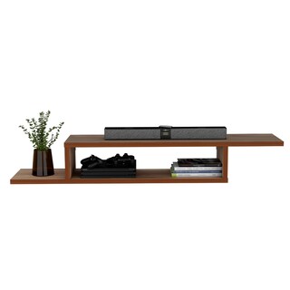 Foto 4 | Foto 4 | Mesa para Tv Flotante Dilix Castaño Virtual Muebles