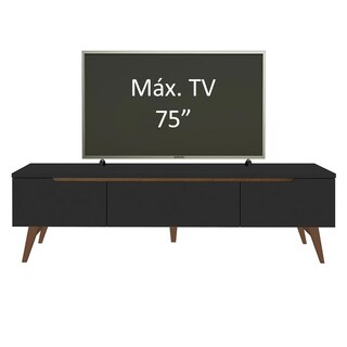Foto 6 | Foto 6 | Mueble Para Tv Hasta 75 Pulgadas Madesa Reims 2 Puertas 1 Cajón - Negro