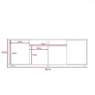 Foto 7 | Foto 7 | Combo Eco Incluye Mesa Auxiliar y Rack Para Tv Virtual Muebles