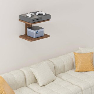 Foto 6 | Foto 6 | Estante Flotante Para Tv Wali Cs202n Con Capacidad Para Hasta 10 Kg, 2 Estantes - Venta Internacional.