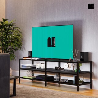 Foto 7 | Foto 7 | Mueble Para Tv Mubson Zakim Negro Centro De Entretenimiento