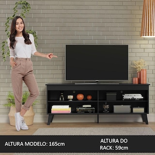 Foto 4 | Foto 4 | Mueble Mesa Para Tv Rack Madesa Turim Hasta 65'' Nn