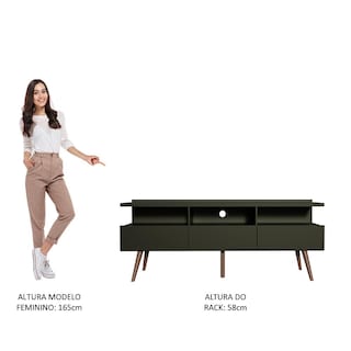 Foto 7 | Foto 7 | Mueble Mesa Para Tv Rack Madesa Con Pies Nm