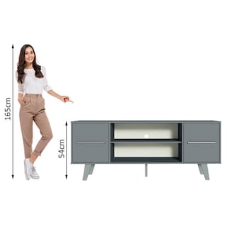 Foto 6 | Foto 6 | Mesa para Tv Madesa Gris
