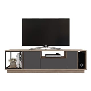 Foto 1 | Foto 1 | Mesa Tv Cubo Maderkit Color Rovere/plomo