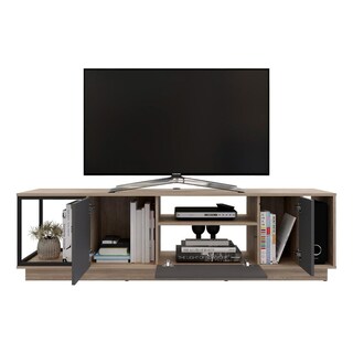 Foto 2 | Foto 2 | Mesa Tv Cubo Maderkit Color Rovere/plomo