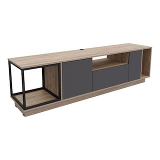 Foto 6 | Foto 6 | Mesa Tv Cubo Maderkit Color Rovere/plomo
