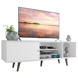 Mueble Mesa Para Tv Rack Madesa Dubai Hasta 65'' Bb
