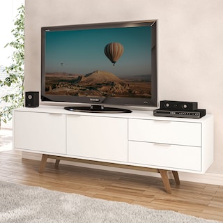 Foto 1 | Foto 1 | Mesa De Tv Mobi Turquesa Blanco