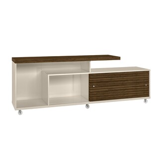 Foto 2 | Foto 2 | Mueble Rack Cruzado 2 Puertas Para Tv Hasta 65” Blanco/savana