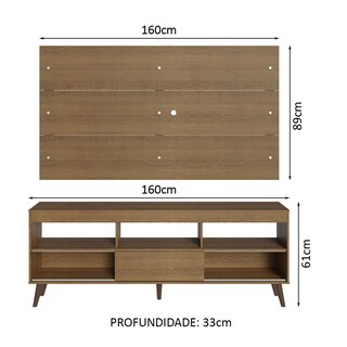 Foto 3 | Foto 3 | Mueble Mesa Para Tv Rack Madesa Detroit Y Panel Hasta 65 Mm