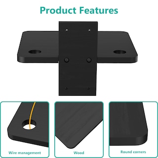 Foto 3 | Foto 3 | Estante De Pared Wali Cs201nb Para Reproductor De Dvd De Hasta 10 Kg - Venta Internacional.
