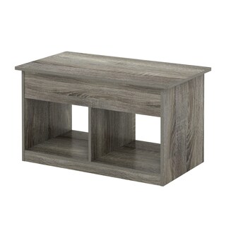 Foto 7 | Foto 7 | Mesa De Café Furinno Jensen Para Sala De Estar Con Compartimento Oculto - Venta Internacional.