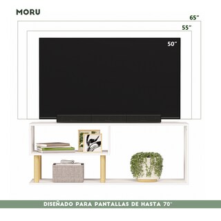Foto 7 | Foto 7 | Mueble De Tv Vetra Moru color Blanco