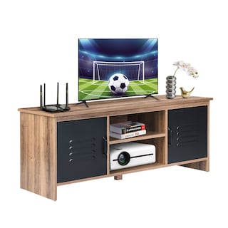 Foto 1 | Foto 1 | Mesa Para Tv Furniturer Aihell Negro 120 X 40 X 48.5 Cm