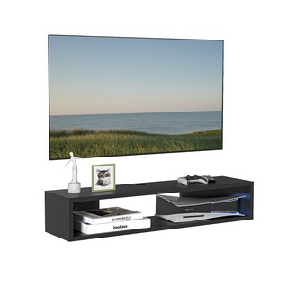 Foto 1 | Foto 1 | Mueble Para Tv Flotante Lima Moru Color Negro
