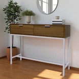 Mesa Consola Recibidor Clara Para Sala Recámara Minimalista