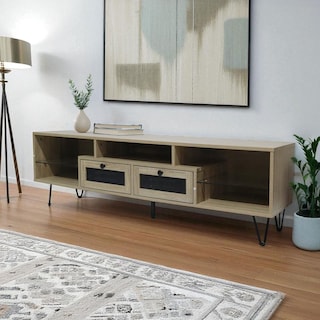 Foto 6 | Foto 6 | Mesa Comoda Para Tv Con 1 Puerta Y 2 Cajones Grande Montana