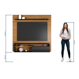 Foto 4 | Foto 4 | Mueble Para Tv 65'' Panel Flotante C/repisa Freijo