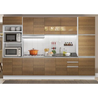 Foto 2 | Foto 2 | Armario de Cocina Madesa GRGL3300029B color Marrón 6 Piezas
