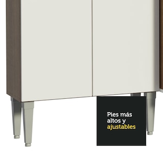 Foto 6 | Foto 6 | Armario Esquinero de Cocina Madesa GCEM5130029B color Marrón 10 Piezas