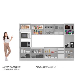 Foto 4 | Foto 4 | Cocina Integral Madesa GRGL33000209 color Blanco 6 Piezas