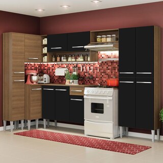 Foto 2 | Foto 2 | Cocina Integral Completa Madesa 01 Emilly Love Marrón/Negro 385 cm