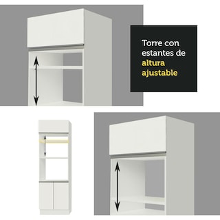 Foto 8 | Foto 8 | Cocina Compacta Madesa Livia Blanca