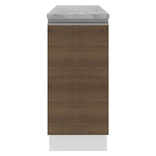 Foto 2 | Foto 2 | Mostrador Madesa Glamy 35 cm 1 Puerta Blanco/Marrón