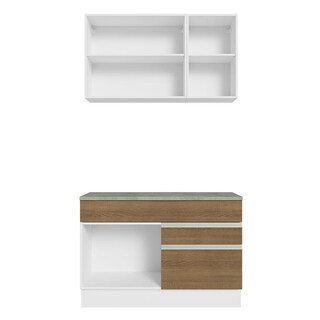 Foto 6 | Foto 6 | Armario de Cocina Compacto 120 cm Glamy Madesa color Blanco