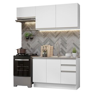 Foto 1 | Foto 1 | Cocina Integral Compacta Madesa Glamy Blanco 180 cm