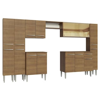 Foto 5 | Foto 5 | Armario De Cocina Completo 325cm Emilly Madesa 04 color Marrón