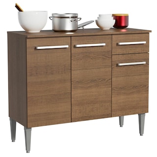 Foto 1 | Foto 1 | Mueble Mostrador Madesa Emilly 3 Puertas Y 1 Cajón Marrón