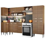 Armario Esquinero Completo 353cm Emilly Sun Madesa 01 color Marrón