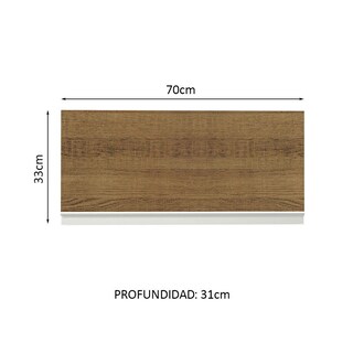Foto 4 | Foto 4 | Mueble para Cocina Madesa Blanco de 70 Cm