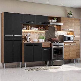 Foto 2 | Foto 2 | Armario Cocina Completo 325 cm Emilly Joy Madesa 01 color Negro