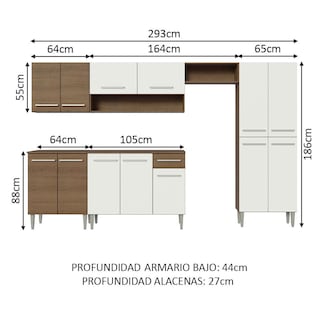 Foto 3 | Foto 3 | Cocina Integral Madesa 5 Piezas