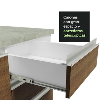 Foto 8 | Foto 8 | Cocina Integral Completa Madesa Glamy Blanco/Marrón
