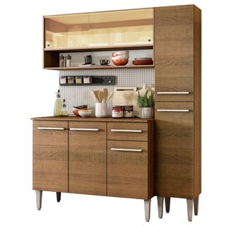 Foto 1 | Foto 1 | Armario de Cocina Compacto 137 cm Emilly Art Madesa 04 color Marrón