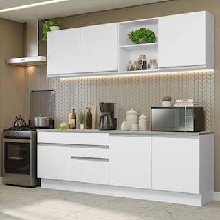 Foto 2 | Foto 2 | Cocina Integral Completa Madesa Glamy 06 Blanco 240 cm