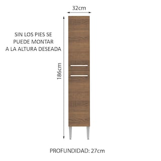 Foto 3 | Foto 3 | Armario Emilly 2 Puertas Madesa G263205ZemMarrón