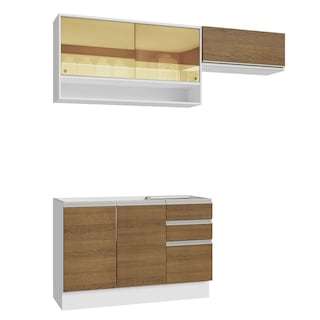 Foto 4 | Foto 4 | Cocina Compacta Madesa Glamy 200 cm color Marrón